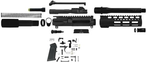 Tacfire Sspk45acplpk Ar Build Kit Pistol 45 Acp Ar 10 Black Nitride