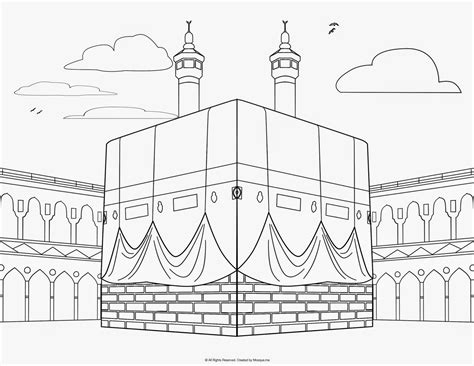 Paling Populer 30 Gambar Masjid Kartun Hitam Putih Richi Wallpaper