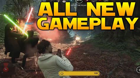 All New Star Wars Battlefront Gameplay Emperor Leia Boba Fett Slave 1 And More Youtube