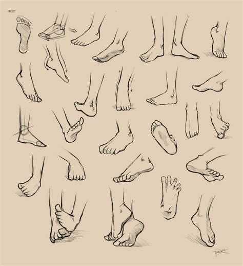 Feet Reference By Ninjatic On Deviantart
