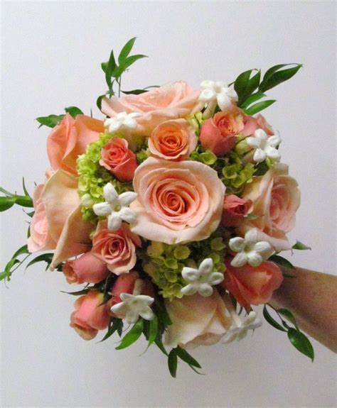 Coral Beige And White Wedding Coral Wedding Bouquet