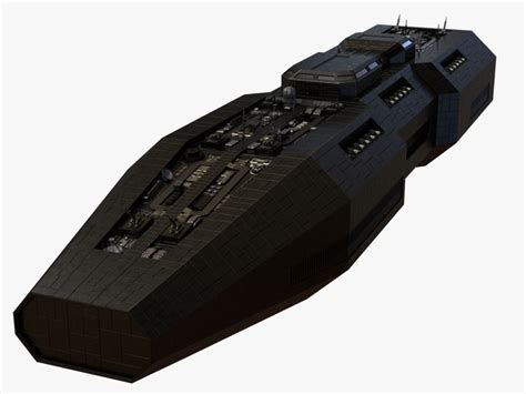 Scifi Battle Cruiser 3d Model Formats Obj Fbx Blend Dae Battle