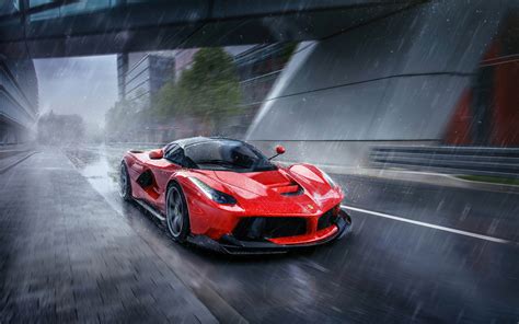 1680x1050 La Ferrari In Rain 4k 1680x1050 Resolution Hd 4k Wallpapers