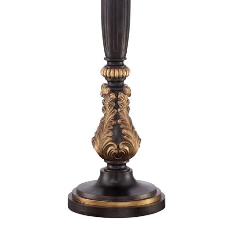 Rita Traditional Victorian Torchiere Floor Lamp 75 Tall Carved Wood