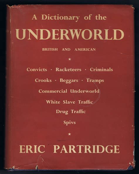 A Book Sorter's Discoveries — A Dictionary of the Underworld compiled