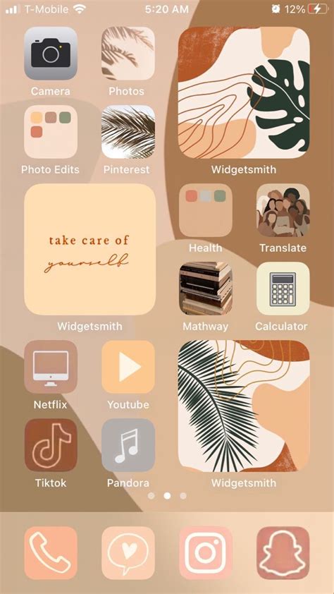 Ios 14 Home Screen Ideas Iphone Wallpaper App Iphone Design