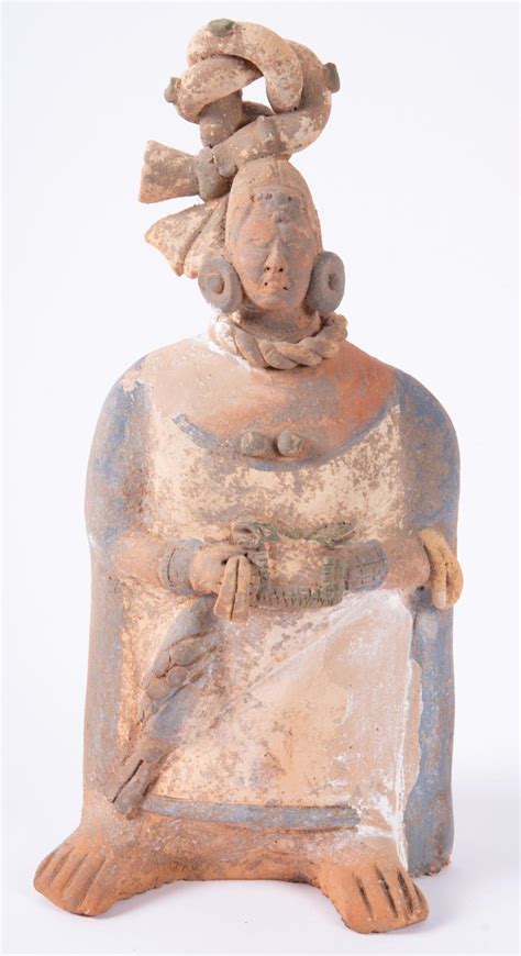 Sold Price Inca Maiden Polychrome Decorated Standing Pottery Figure January 6 0122 1000 Am Cst