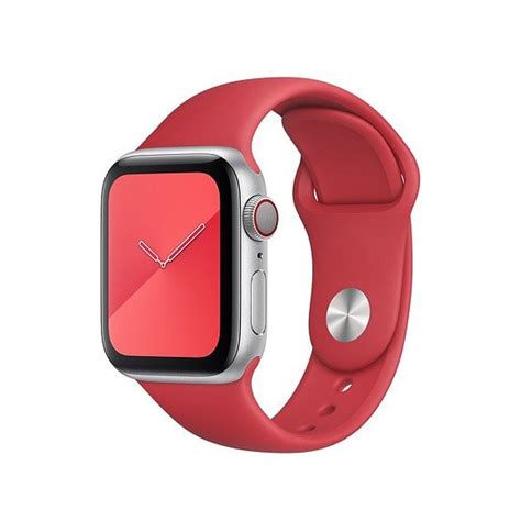 Bracelet Apple Watch Sport Rouge 4244 Mm Mrgeek Revendeur Agréé