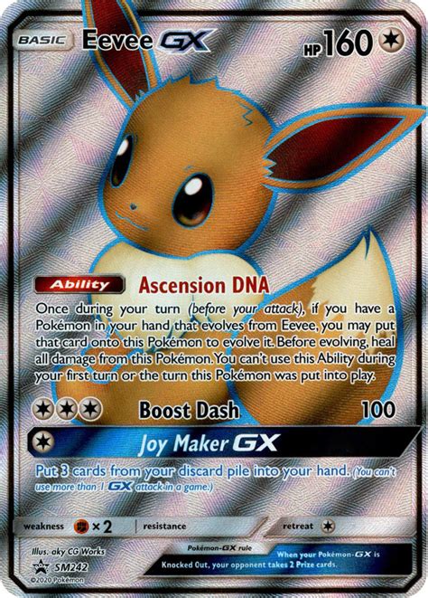 Oct 28, 2020 · popular marketplace to buy and sell cards. Pokemon Card Promo #SM242 - EEVEE GX (holo-foil) (Mint): Sell2BBNovelties.com: Sell TY Beanie ...