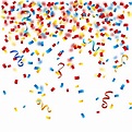 Colorful confetti on the white background 459114 Vector Art at Vecteezy