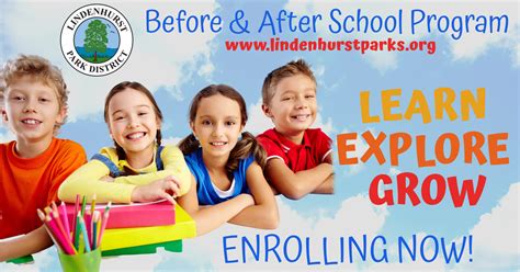 Before And After School Program Lindenhurst Park District
