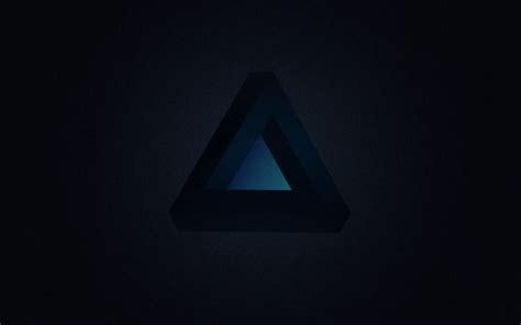 Minimalism Penrose Triangle Triangle Hd Wallpapers Desktop And