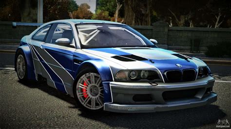BMW M3 GTR E46 NFS MW For GTA 43 OFF Elevate In