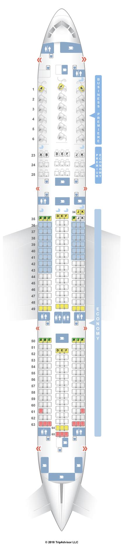 Seat Map And Seating Chart Boeing Dreamliner Gulf Air Airbus