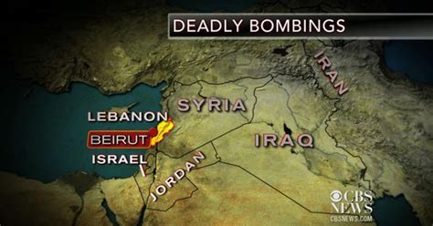 Deadly Bombings In Beirut Cbs News