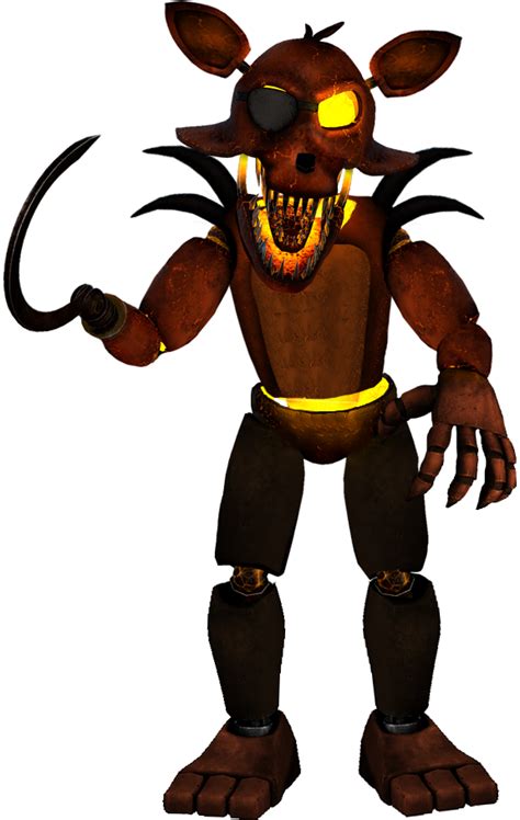 Fnaf Sfm Grim Foxy Fullbody Render By Eliterobo On De