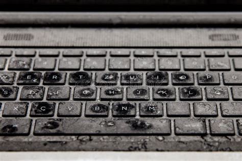 Old Damaged And Dirty Keyboard Stock Image Image Of Keyboard Damage