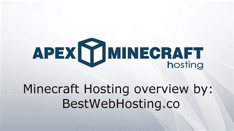 Apex Minecraft Hosting Quality Minecrat Server Made Affordable
