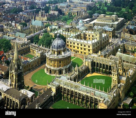 Gb Oxfordshire Oxford Seen From The Air Stock Photo 3333906 Alamy
