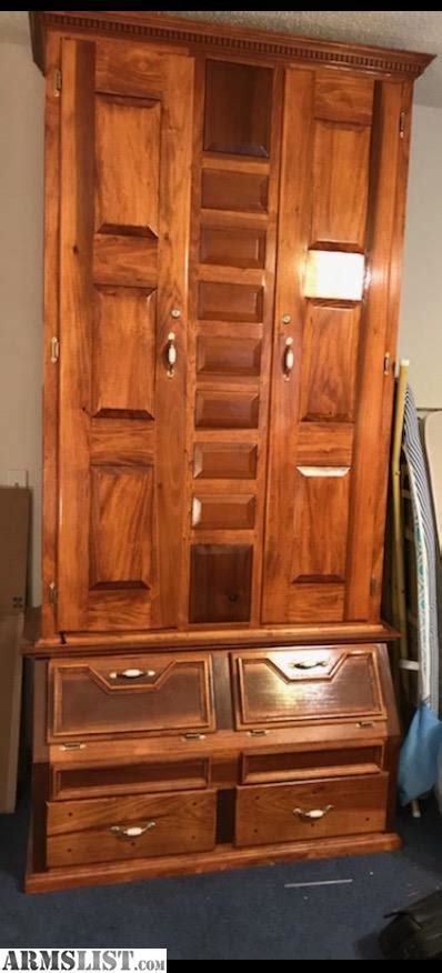 Maybe you would like to learn more about one of these? ARMSLIST - For Sale: Handmade solid wood gun cabinet