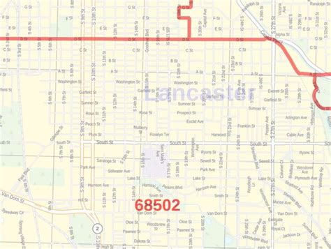 Lincoln Ne Zip Code Map