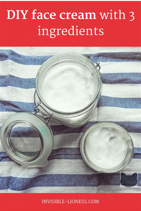 Read On For A Very Easy Recipe For A Diy Face Cream Only 3 Ingredients
