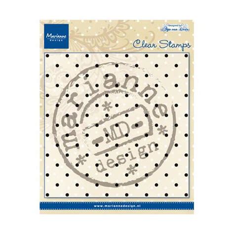 Marianne Design Clear Background Stamp Anjas Dots Cs0937 Buddly Crafts