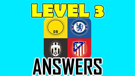 Football Clubs Logo Quiz Level 3 All Answers Walkthrough Youtube