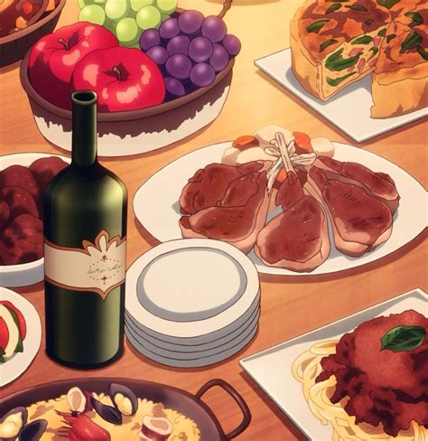 Pin By Bonnie Lau On Anime Food Food Food Illustrations Anime Foods
