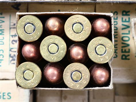 455 Webley Ammunition Ww2 Canadian 1 Box
