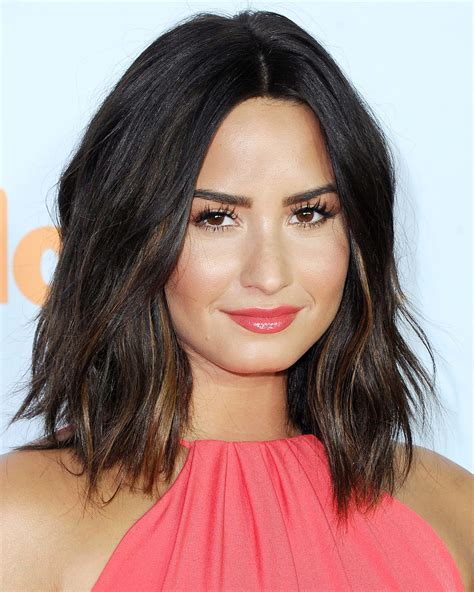 This style icon and songstress knows a thing or two about styling the short lob in 7 different ways. The Best Celebrity Lob Haircuts of 2017 in 2020 | Demi ...