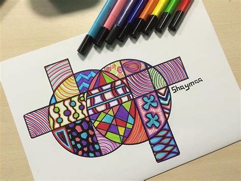 Patterned Geometric Art On Behance