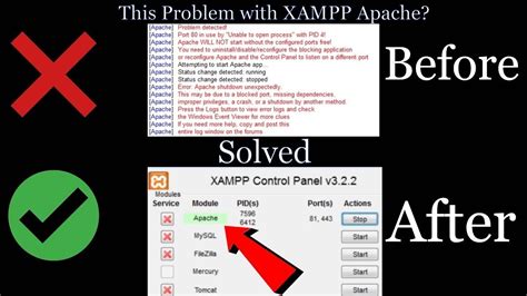 How To Fix Xampp Problems When Apache Doesn T Start Solution 2020