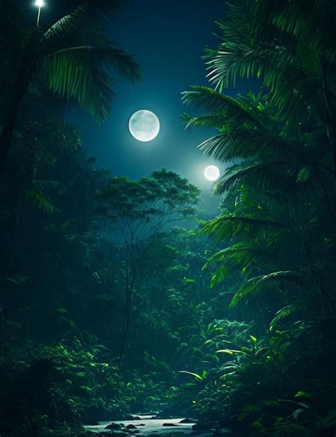 Realistic Jungle Night Images Free Download On Freepik