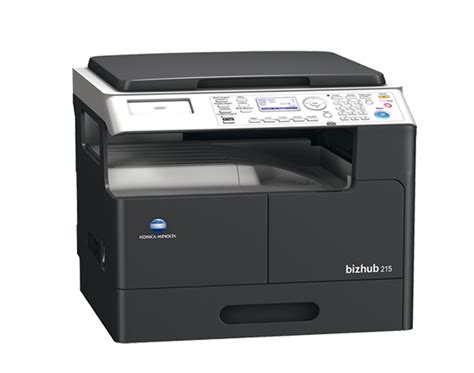 The bizhub 215 monochrome multifunction printer has been designed for a diverse range of business needs. bizhub 215 Multifuncional. Konica Minolta
