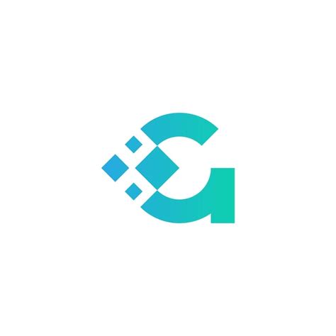 Premium Vector Letter G Logo Design Pixel Element
