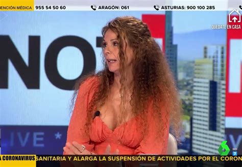 Miss Presentadoras TV Angie Cárdenas Aruser s La Sexta 31 3 20