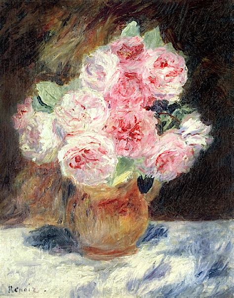 Pierre Auguste Renoir Roses 1878 Renoir Art Renoir Paintings Renoir