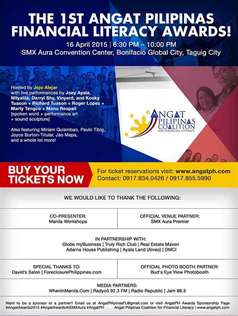 An understanding of the financial knowledge in the context of asean the influence of islamic finance principles on financial literacy in malaysia and indonesia. See You At The "First Angat Pilipinas Financial Literacy ...