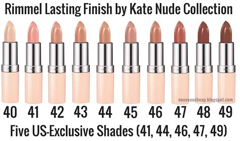 The Rimmel Lasting Finish By Kate Nude Lipstick Collection Has Landed