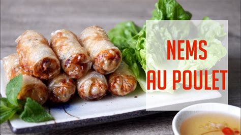 Nems Au Poulet Croustillants Faciles Et Rapides Faire Recette De Hot