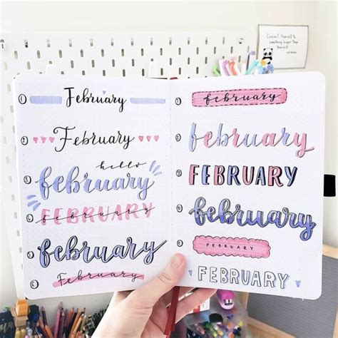 Bullet Journal Lettering 11 Simple Hand Lettering Fonts For A Bullet