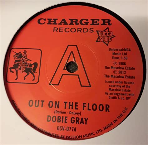 Dobie Gray Out On The Floorin The Crowd Dj Copy 7 Single Vinyl