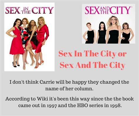 Pin By Benjamin Nettleton On Mandela Effect Research Sex And The City