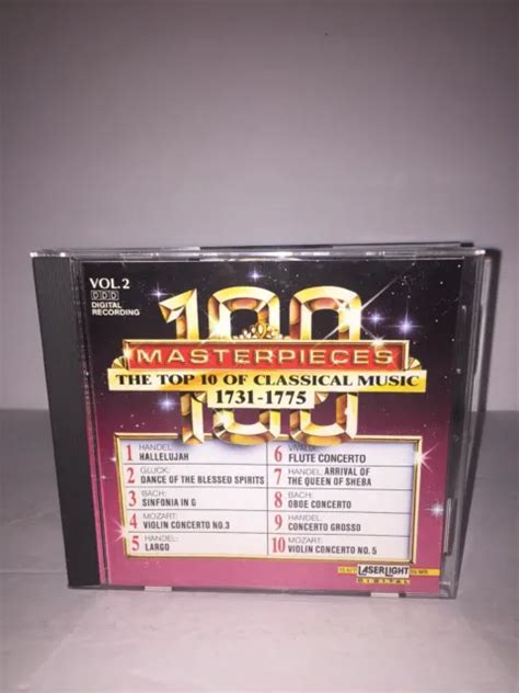 100 Masterpieces The Top 10 Of Classical Music 1731 1775 Vol 2 300 Picclick
