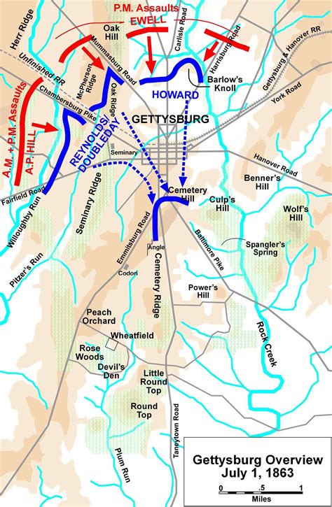 Battle Of Gettysburg Day 1 Encyclopedia Virginia