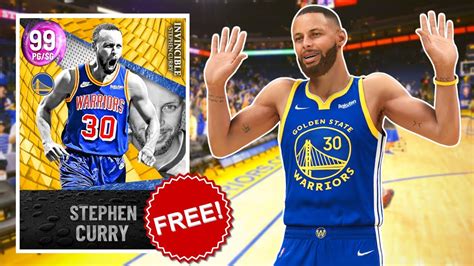 Getting A Free Invincible Steph Curry In Nba 2k22 Myteam Finishing