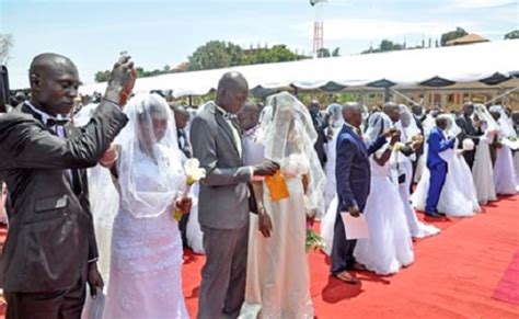 200 Brides Joyfully Ride A Trailer To Their Mass Wedding In Uganda Photos