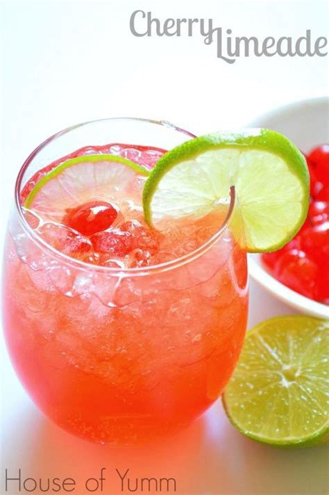 Cherry Limeade Recipe Drinks Alcohol Recipes Summer Drinks Cherry
