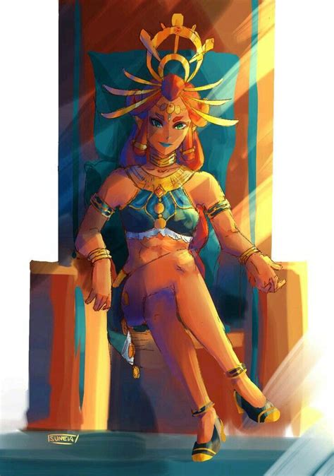 La Reina De Las Gerudo Legend Of Zelda Characters Legend Of Zelda Breath Legend Of Zelda